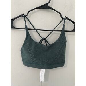 New Fabletics Low Impact Seamless Lurex Strappy Sports Bra Size Small